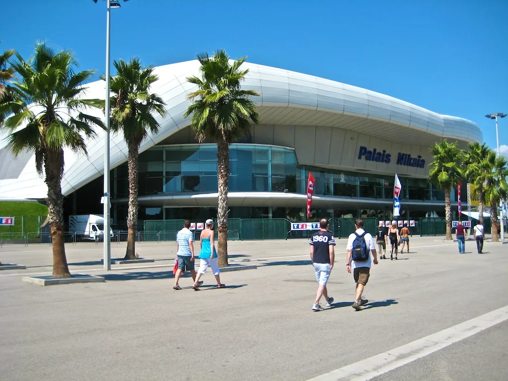 Façade du Palais Nikaïa à Nice